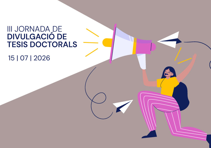 Cartell de la III Jornada de Divulgació de Tesis Doctorals.